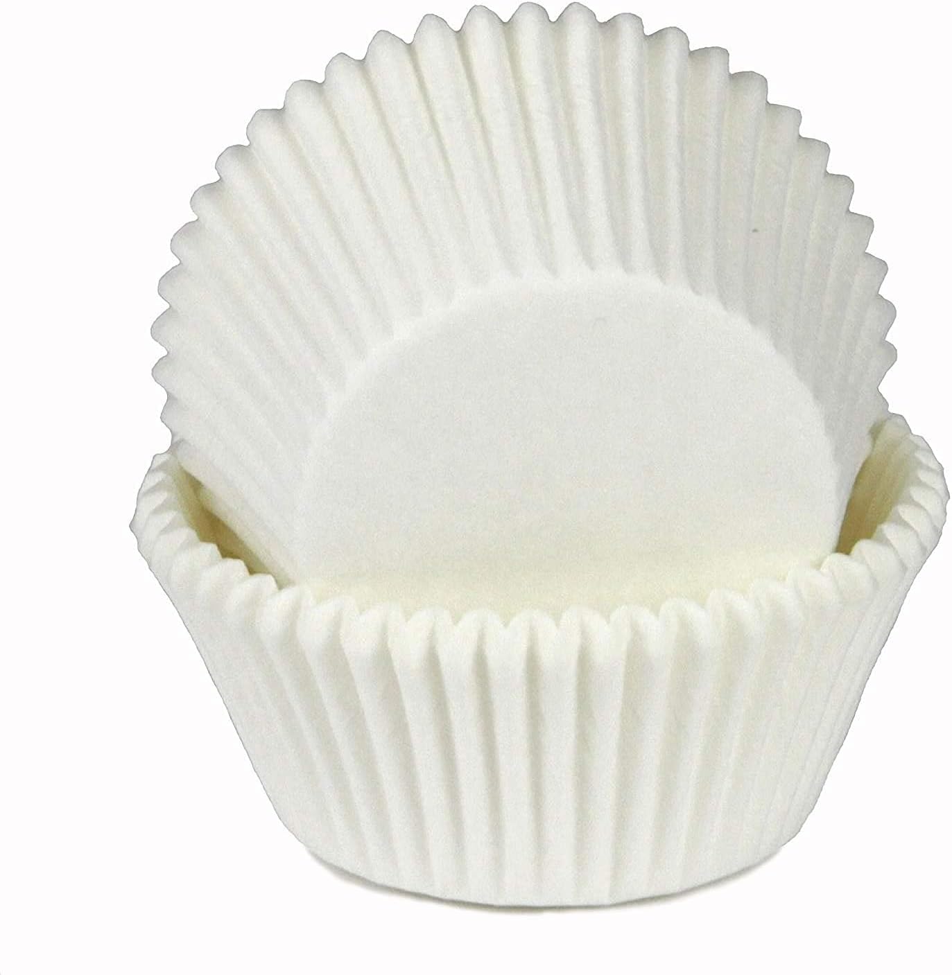 Standard Size White Cupcake Parchment PaperBaking CupCup Liners, Non-Stick Pack of 200