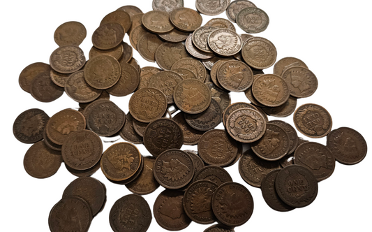 Lot of 10 Indian Head Cents in Good or Better Condition - All From 1900s