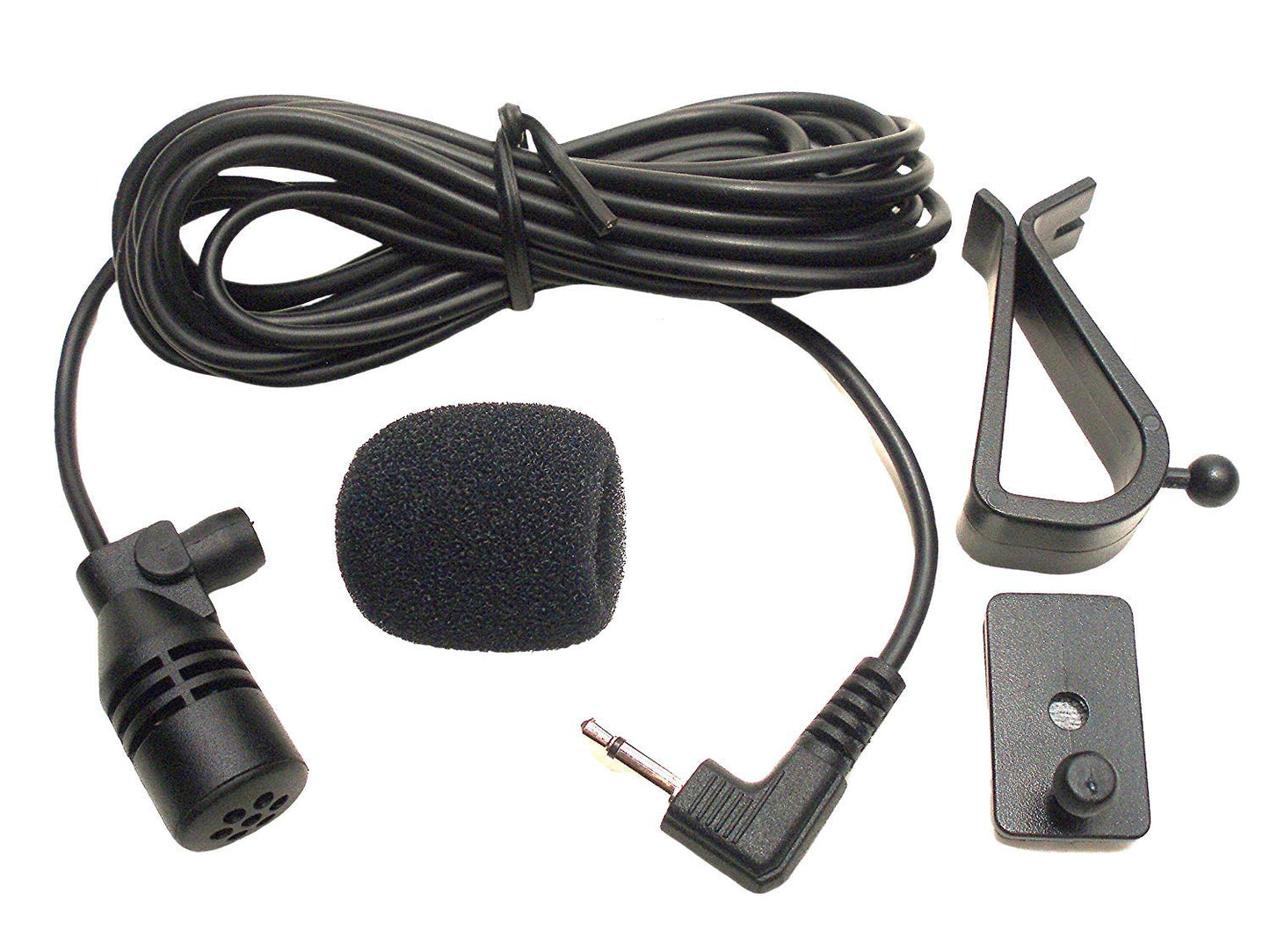 Microphone Mic 2.5mm Pioneer Compatible for Car Vehicle Stereo Radio GPS DVD Bluetooth Enabled Head Unit