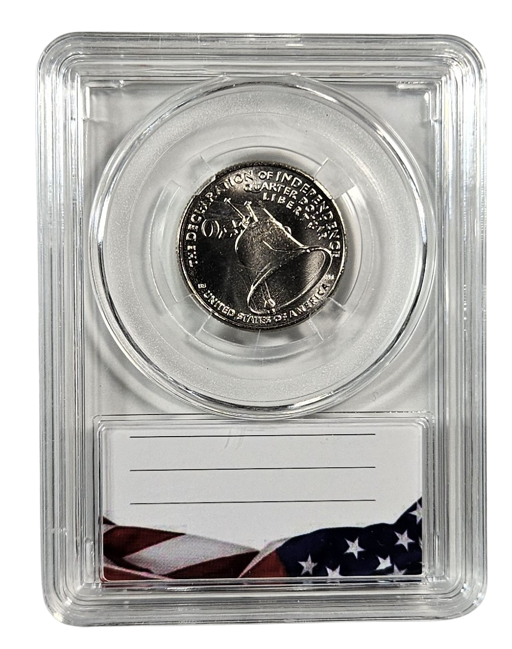 1776-2026 P Declaration of Independence Semiquincentennial Quarter, Uncirculated Collectible US Coin in Protective Acrylic Case | Uncirculated Coin, Collectible US Quarter, Protective Acrylic Case, P Mint Mark, 250th Anniversary