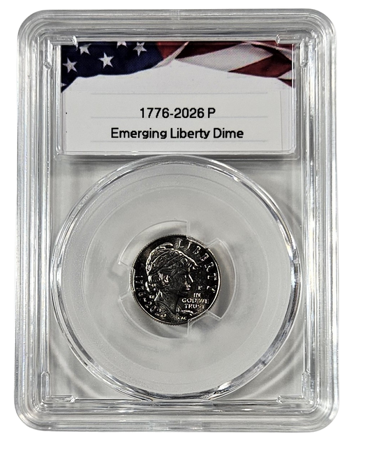 1776-2026 P Semiquincentennial Emerging Liberty Dime  Uncirculated