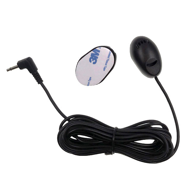 Mic 2.5mm External Microphone Assembly for Car Vehicle Head Unit Bluetooth Enabled Audio Stereo Radio Receiver GPS DVD w/ 3m Cable Plug and Play FL202