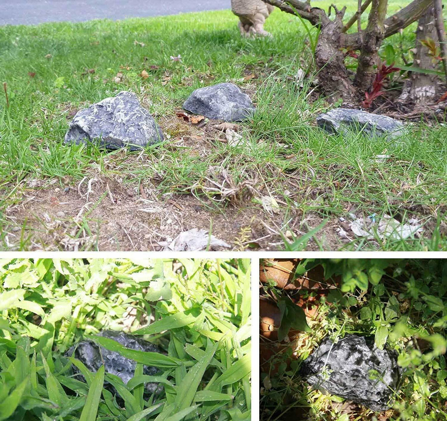 Hide-A-Spare Key Fake Rock - Looks, Feels & Weighs L Real Stone - Safe for Gardens, Yards, Geocaching